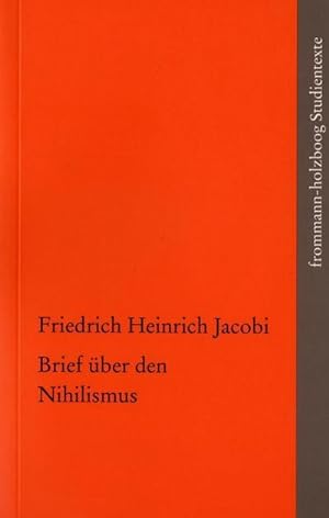 Seller image for Brief ber den Nihilismus for sale by AHA-BUCH GmbH