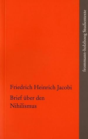 Seller image for Brief ber den Nihilismus for sale by BuchWeltWeit Ludwig Meier e.K.