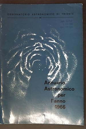 Seller image for Annuario Astronomico per l'anno 1966; for sale by books4less (Versandantiquariat Petra Gros GmbH & Co. KG)