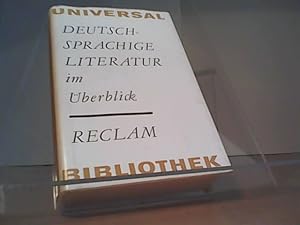 Image du vendeur pour Hans-Georg Werner: Deutschsprachige Literatur im berblick mis en vente par Eichhorn GmbH