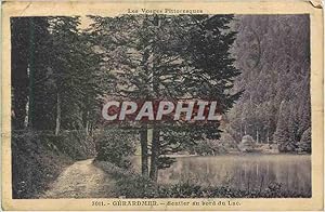 Imagen del vendedor de Carte Postale Ancienne Gerardmer Sentier au Bord du Lac a la venta por CPAPHIL