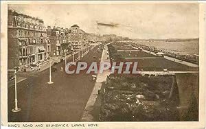 Seller image for Carte Postale Ancienne Hove King's Road and Brunswick Lawns for sale by CPAPHIL