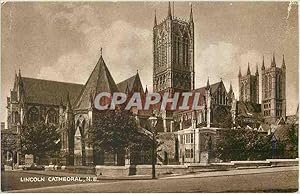 Carte Postale Ancienne Lincoln Cathedral North East View