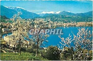 Bild des Verkufers fr Carte Postale Moderne Lugano Paradiso Panorama gnrale zum Verkauf von CPAPHIL