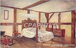 Seller image for Carte Postale Ancienne A 2238 interior shakespeare s birth place stratford on avon for sale by CPAPHIL
