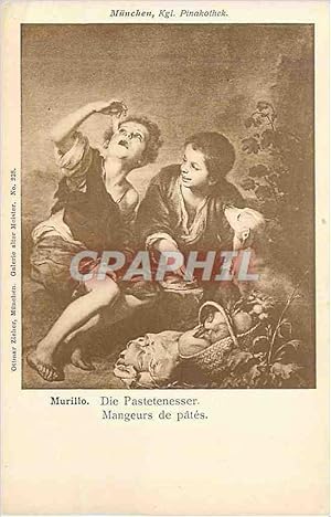 Seller image for Carte Postale Ancienne Munchen Kgl Pinakothek Murillo Mangeurs de Pates for sale by CPAPHIL