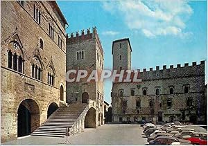 Carte Postale Moderne Todi Palazzi del Capitano (Sec XIII) del Popolo (Sec XII XIII)e