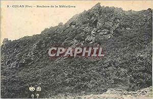 Carte Postale Ancienne 9 culan (cher) rochers de la metivieres