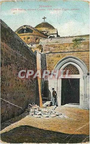 Bild des Verkufers fr Carte Postale Ancienne Jerusalem IXe Station Couvent Coplite zum Verkauf von CPAPHIL