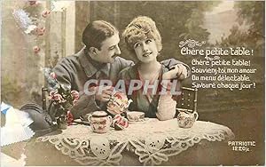 Bild des Verkufers fr Carte Postale Ancienne Chere Petite Table Militaria zum Verkauf von CPAPHIL