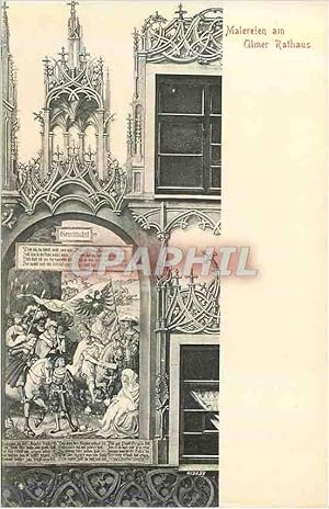 Bild des Verkufers fr Carte Postale Ancienne Malereien am almer rathaus zum Verkauf von CPAPHIL