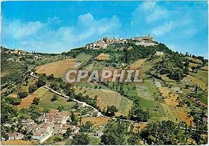 Carte Postale Ancienne Cingoli m 631 Statione Climatica Panorama e Veduta Capo di Rio