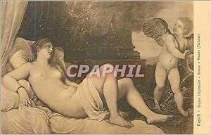 Image du vendeur pour Carte Postale Ancienne Napoli Museo Nazional Dange e Amore (Tiziano) mis en vente par CPAPHIL