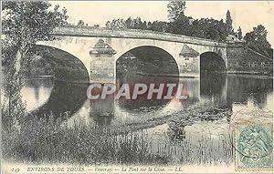 Bild des Verkufers fr Carte Postale Ancienne 149 environs de tours vouvray le pont sur la cisse zum Verkauf von CPAPHIL