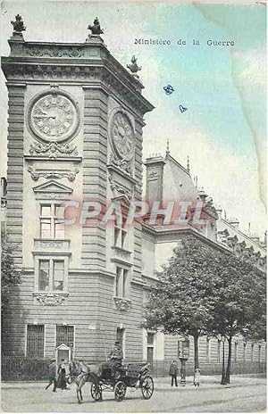 Carte Postale Ancienne Ministere de la Guerre Paris