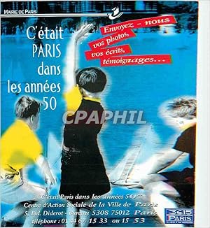 Immagine del venditore per Carte Postale Moderne C'etait Paris dans les Annes 50 Bateau venduto da CPAPHIL