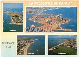 Bild des Verkufers fr Carte Postale Moderne Presqu'le de Damgan Kervoyal Penerf (Morbihan) Bretagne sud Les Ciruits Touristique zum Verkauf von CPAPHIL