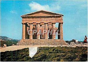 Seller image for Carte Postale Moderne Agrigento Tempio della Concordia Con in Fondo il Tempio di Giunone for sale by CPAPHIL