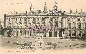 Bild des Verkufers fr Carte Postale Ancienne Nancy La Lorraine Illustree L'Htel de Ville (XVIIIe Siecle) zum Verkauf von CPAPHIL