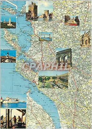 Carte Postale Moderne La Charente Maritime