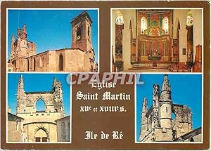 Bild des Verkufers fr Carte Postale Moderne le de Re Eglise Saint Martin XVe et XVIIIe S zum Verkauf von CPAPHIL