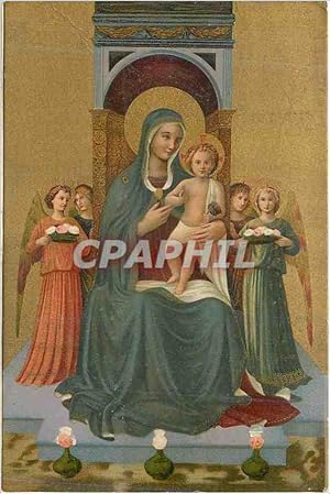 Seller image for Carte Postale Ancienne Perugia Madonna Col Bambino e Angeli for sale by CPAPHIL