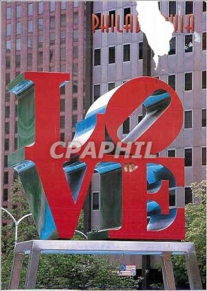 Carte Postale Moderne Philadelphia Love sculpture
