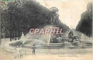 Carte Postale Ancienne Paris (6e Arrt) La Fontaine de Carpeaux Avenue de l'Observatoire