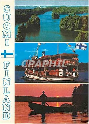 Bild des Verkufers fr Carte Postale Moderne Suomi Finland Bateau zum Verkauf von CPAPHIL
