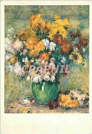 Seller image for Carte Postale Moderne Les Chefs d'Oeuvre du Musee de Rouen Auguste Renoir (1841 1919)Bouquet de Chrysanthemes for sale by CPAPHIL