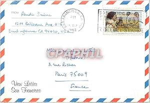 Seller image for Lettre San Francisco Victorians 1992 pour Paris France illustree for sale by CPAPHIL