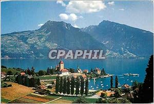 Seller image for Carte Postale Moderne Switzerland Spiez am Thunersee Rothorn Niederhorn for sale by CPAPHIL