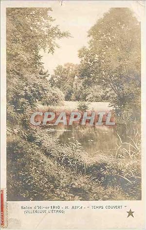 Bild des Verkufers fr Carte Postale Ancienne Salon d'Hiver Temps Couvert Villeneuve l'Etang zum Verkauf von CPAPHIL