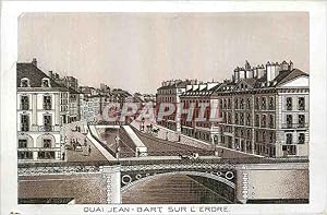 Bild des Verkufers fr Carte Postale Ancienne Quai Jean Bart Sur L'Erdre zum Verkauf von CPAPHIL