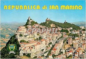 Seller image for Carte Postale Moderne Repubblica Di San Marion Les trois Tours et panorama for sale by CPAPHIL