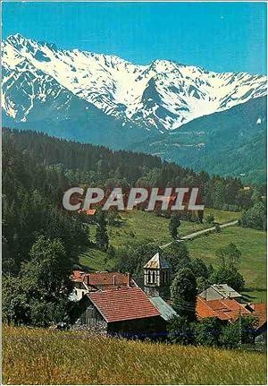 Carte Postale Moderne Les Alpes Touristiques La Ferriere d'Allevard vue générale et le Massif des...