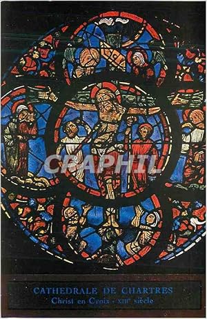 Image du vendeur pour Carte Postale Ancienne Cathdrale de Chartres Christ en Croix XIII siecle mis en vente par CPAPHIL