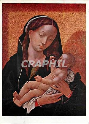 Bild des Verkufers fr Carte Postale Moderne Wienchmann Bildkarten Madonna Mit Denm Kind La Vierge avec l'Enfant Lissabon Museum d'Arte Antica zum Verkauf von CPAPHIL