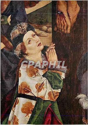Bild des Verkufers fr Carte Postale Moderne Hans Pleydenwuftt (um 1420 1472) Alte Pinakothek Munchen Maria Magdalena Detail aux Kreuzigung Christi zum Verkauf von CPAPHIL