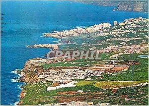Carte Postale Moderne Tenerife Vista de la costa y Puerto de la Cruz