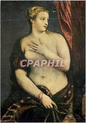 Bild des Verkufers fr Carte Postale Moderne Tiziano Vecellio Venus au miroir Venezia zum Verkauf von CPAPHIL