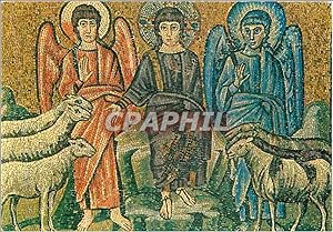 Bild des Verkufers fr Carte Postale Moderne Ravenna Basilique de S Apollinaire Nouveau (VI siecle) Jesus separe les brebis des Boucs zum Verkauf von CPAPHIL