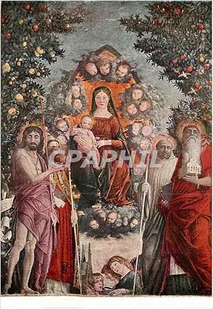 Seller image for Carte Postale Moderne Andrea Mantegna Madonna col Figlio fra Angioli e Santi Milano Museo d'Arte Antica al Castello for sale by CPAPHIL