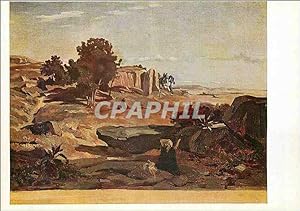 Bild des Verkufers fr Carte Postale Moderne Camille Corot (1796 1875) Landschaft Hagar in der wuste zum Verkauf von CPAPHIL