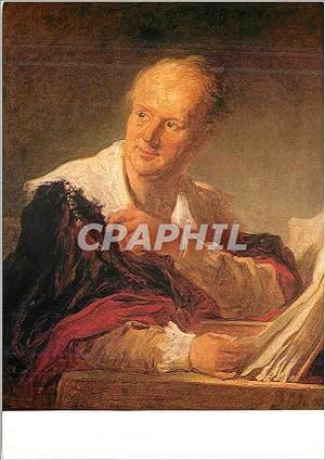 Bild des Verkäufers für Carte Postale Moderne Paris Musee du Louvre Jean Honore Fragonard (1732 1806) Portrait de Diderot zum Verkauf von CPAPHIL