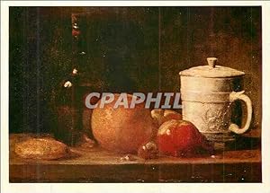 Bild des Verkufers fr Carte Postale Ancienne Les Chefs D'Oeuvre du Musee d'Angers Jean Baptiste Chardin (1699 1779) Nature morte au Pichet zum Verkauf von CPAPHIL