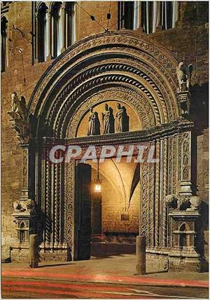 Carte Postale Moderne Perugia Portail du Mairie