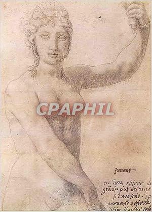 Image du vendeur pour Carte Postale Moderne Paris Musee du Louvre Cabinet des Dessins Benvenuto Cellini (1500 1571) Junon (dessin a la pierre noire) mis en vente par CPAPHIL