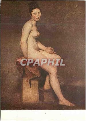 Seller image for Carte Postale Ancienne Eugene Delacroix (1798 1863) Nu assis Mademoiselle Rose for sale by CPAPHIL