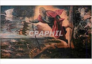 Imagen del vendedor de Carte Postale Moderne Venezia Gallerie dell Accademia Jacopo Tintoretto La Creazione degli Animali a la venta por CPAPHIL